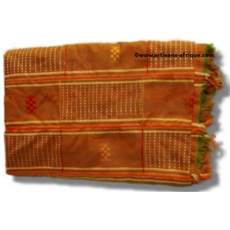 Tissu Baoulé "Adjalêdô" orange