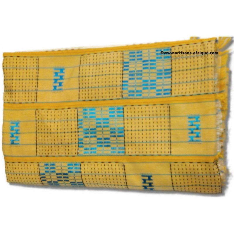 Tissu Baoulé "Nankanfian" jaune